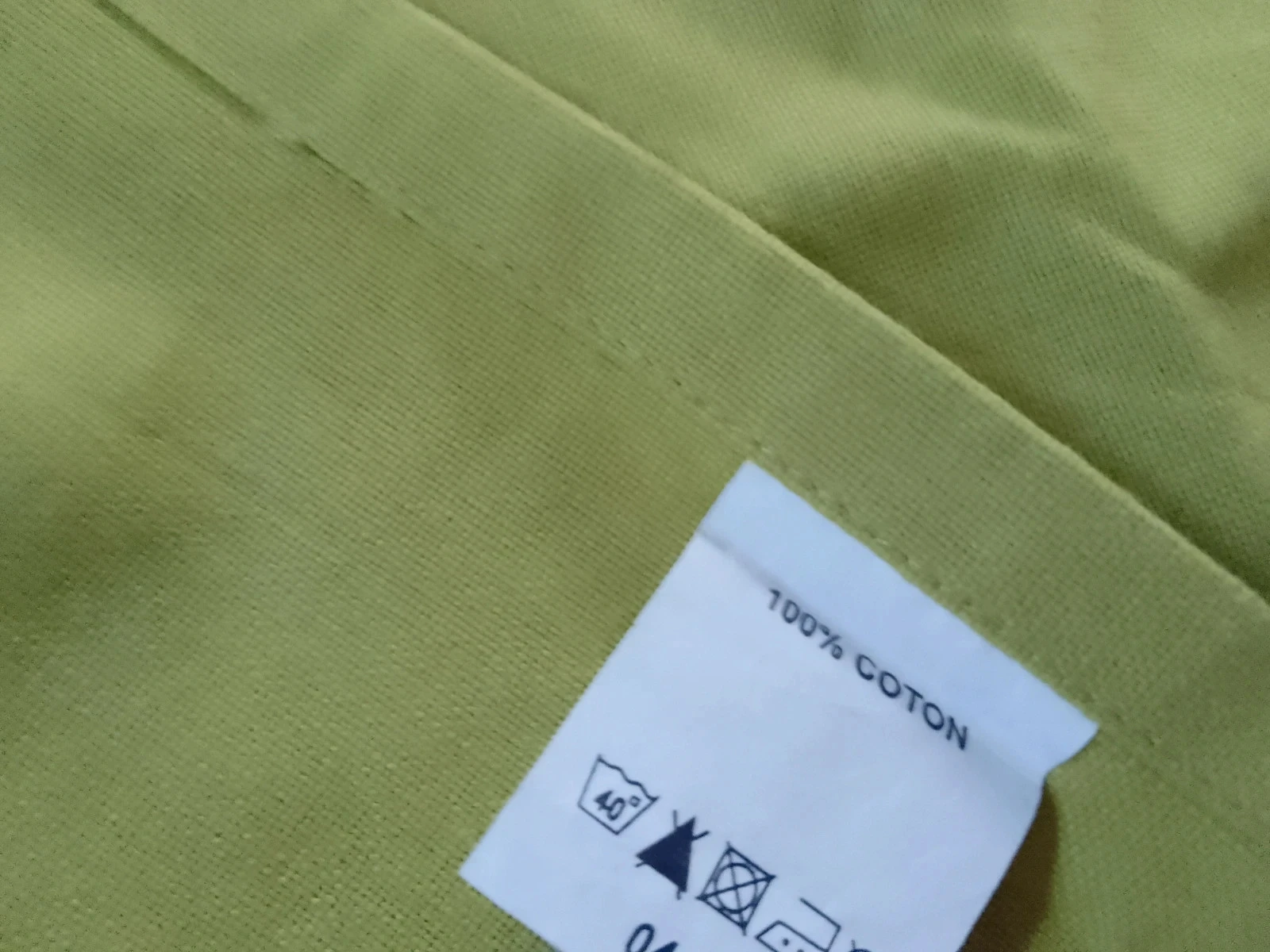 Set of 7 pistachio green placemats – photo 2